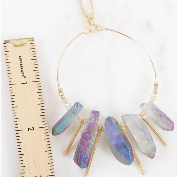 ONE LEFT! 🚨 Angel Aura Quartz Pendant Necklace - Picture 5 of 5